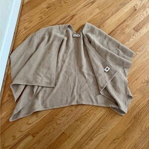 Industry of All Nations Undyed Alpaca beige shawl